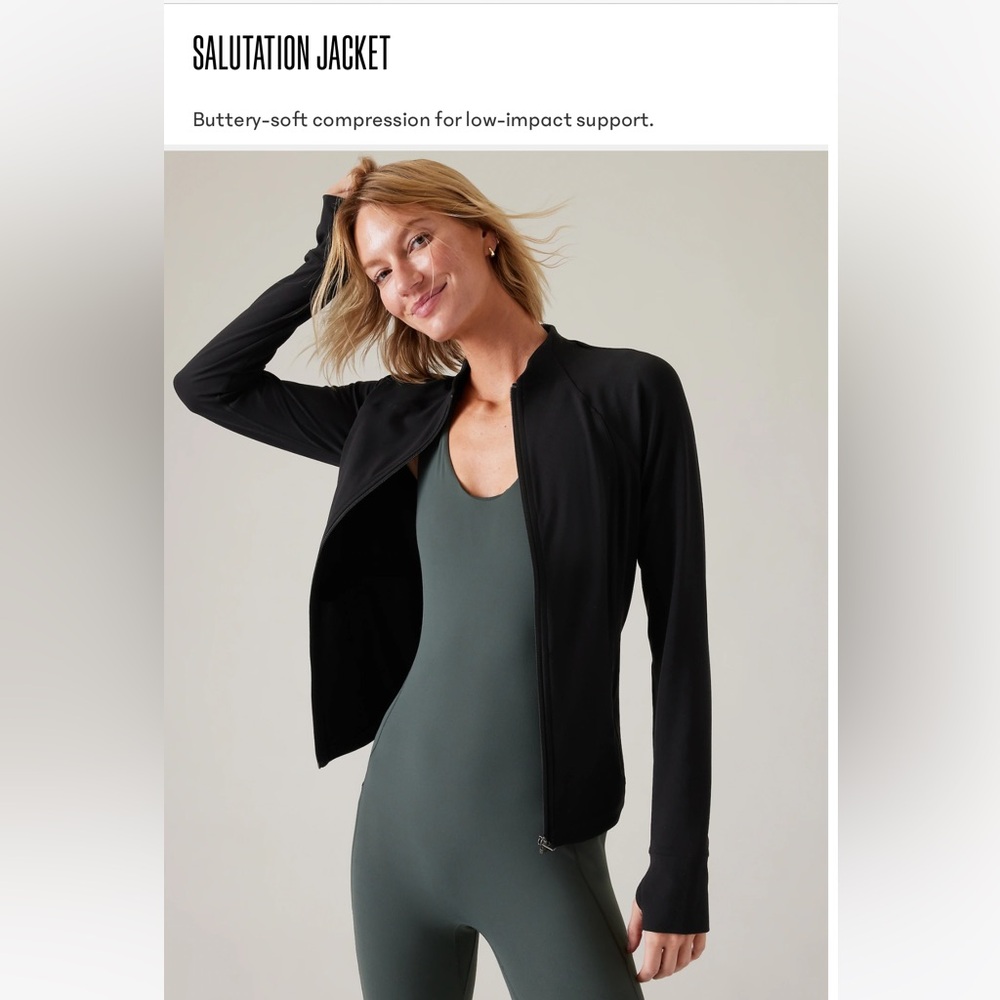 Black Salution Athleta Jacket